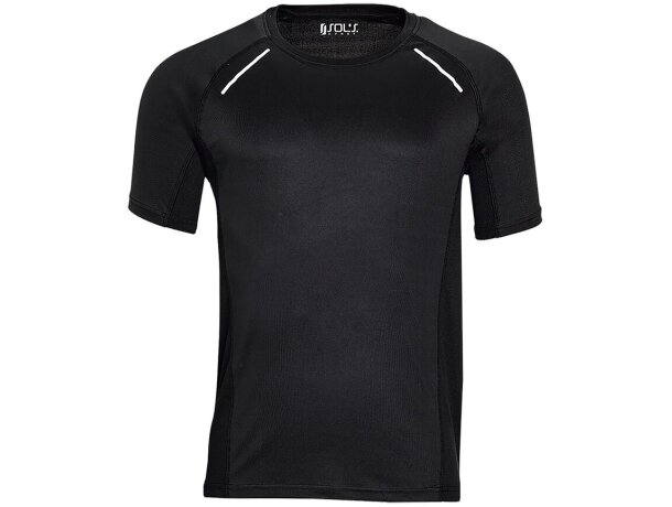 Camiseta técnica running Sol&#039;s sydney negro