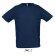 camiseta unisex mangas raglan sporty de sols 135 gr sols personalizada azul