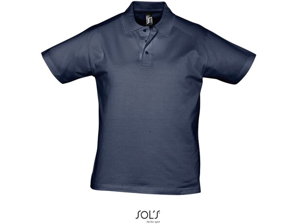 Polo unisex de manga corta prescott de sols 170 gr economico