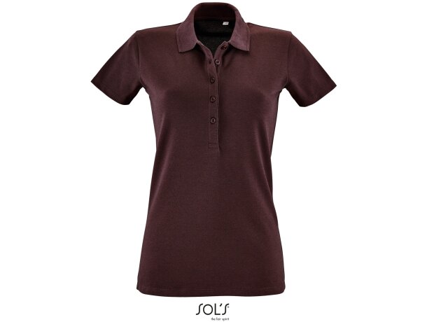 Polo manga corta phoenix women color sols