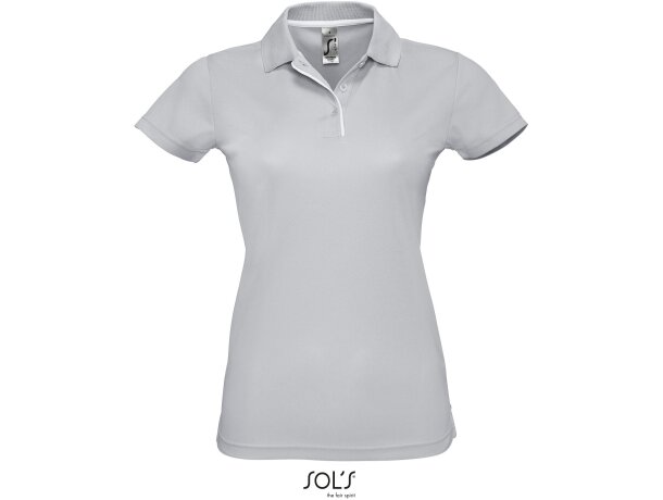 Polo manga corta performer women color sols