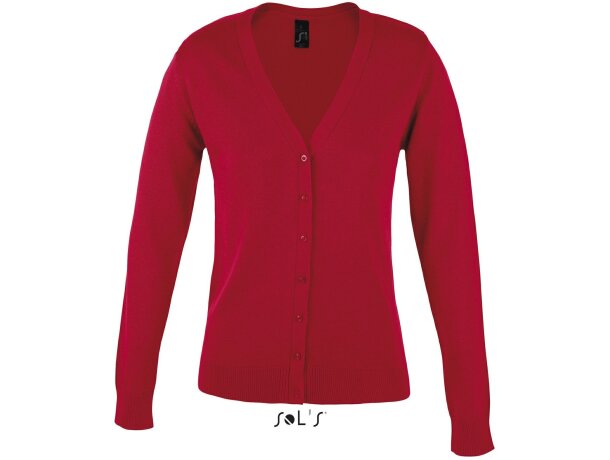Chaqueta de punto Golden Sols personalizada roja Chaqueta de punto Golden Sols personalizada roja