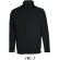 chaqueta polar con cremallera sols personalizada negra negro