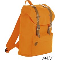 Mochila estilo retro con cierre de broche magnético Sols negra para empresas Mochila estilo retro con cierre de broche magnético Sols negra para empresas