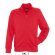 chaqueta sudadera con cremallera de hombre sols personalizada rojo