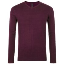 Jersey Formentera cuello pico poliamida granate