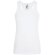 Camiseta sin mangas justin women blanco sols