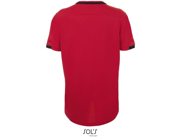 Camiseta técnica Sol&#039;s classico kids rojo/negro