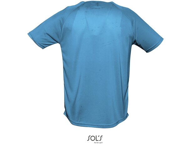 Camiseta unisex mangas raglan sporty de 135 gr