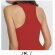 Camiseta de mujer sin mangas ajustada Sols con logo