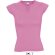Camiseta mujer cuello fantasía entallada Sols personalizada rosa
