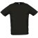 Camiseta unisex mangas raglan Sporty de 135 gr negro
