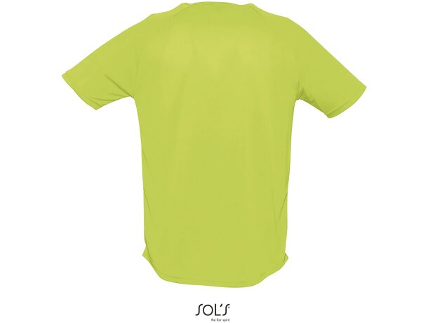 Camiseta técnica Sporty de Sols verde manzana