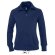 chaqueta sudadera de mujer con cremallera entera sols personalizada azul