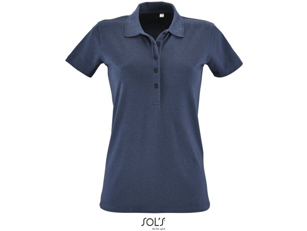 Polo manga corta phoenix women color sols