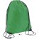 mochila de cordones con angulos reforzados sols personalizada verde