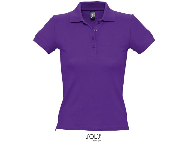 Polo manga corta mujer de colores de sols 205 gr economico