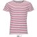 Camiseta hombre manga corta Sols blanca y roja