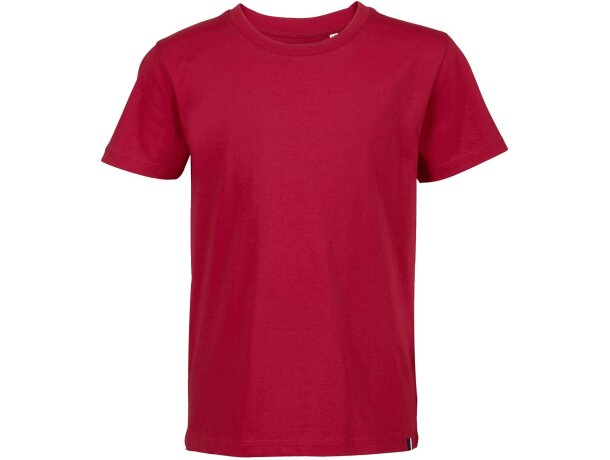 Camisetas niños serigrafiadas manga corta algodón peinado 150 g/m2