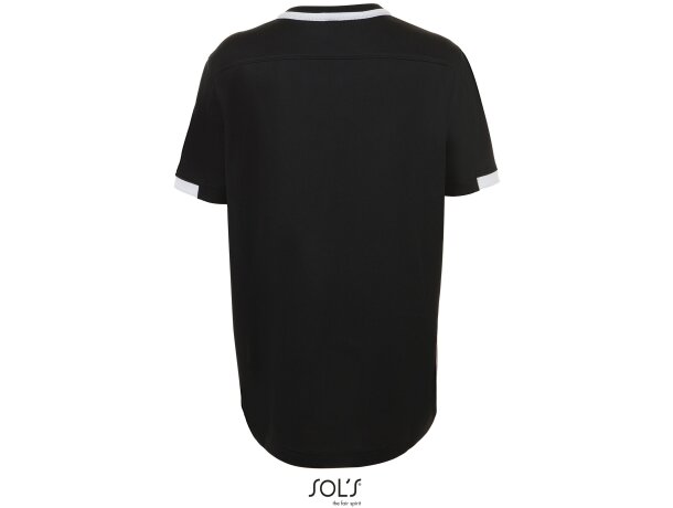Camiseta técnica Sol&#039;s classico kids negro/blanco