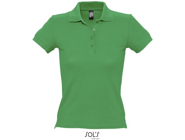 Polo manga corta mujer de colores de sols 205 gr merchandising