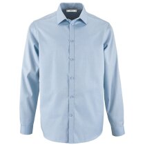 Camisa Apan manga larga azul marino trabajo