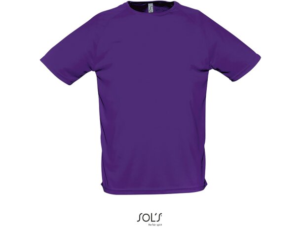 Camiseta técnica Sporty de Sols morado oscuro