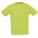 Camiseta unisex mangas raglan Sporty de 135 gr verde manzana