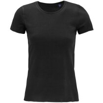 Camiseta Leonard de algodón entallada con cuello reforzado