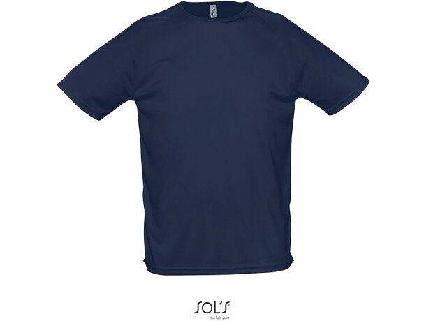 Camiseta unisex mangas raglan sporty de 135 gr
