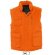 chaleco de caza unisex sols personalizado naranja