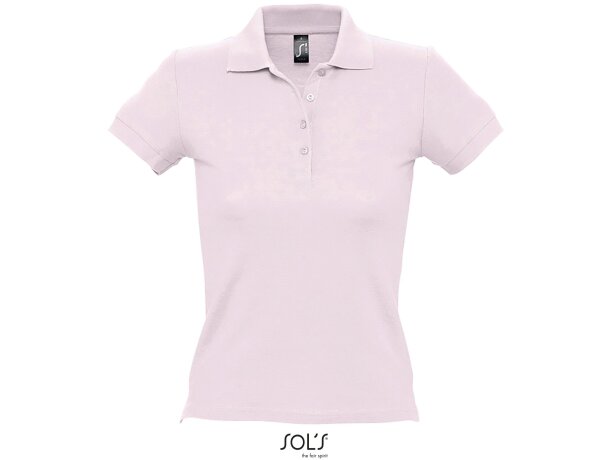 Polo manga corta mujer de colores de sols 205 gr barato