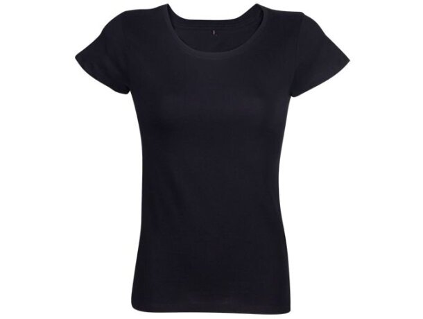 Camiseta&nbsp;Mudon de algodón con cuello redondo y corte entallado