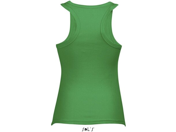 Camiseta de mujer sin mangas ajustada Sols personalizada