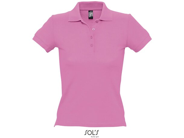 Polo manga corta mujer de colores de sols 205 gr economico