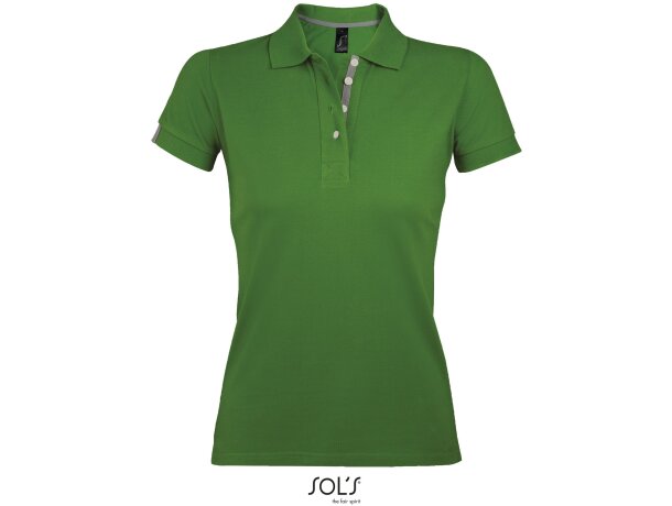 Polo manga corta portland women color sols