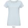 Camiseta mujer ajustada Sol's martin Azul crema