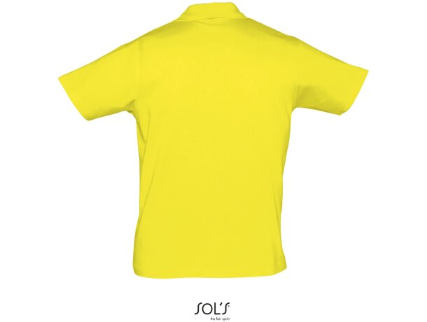 Polo unisex de manga corta prescott de sols 170 gr con logo