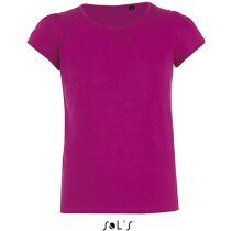 Camiseta manga corta niña Melody Sols fucsia Camiseta manga corta niña Melody Sols fucsia