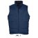 chaleco acolchado unisex sols personalizado azul