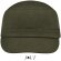 Gorra estilo militar algodón liso Sols khaki