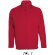 chaqueta polar con cremallera sols personalizada roja rojo