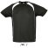 camiseta tecnica manga corta unisex sols 135 gr sols personalizada negra negro