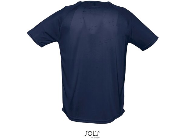 Camiseta unisex mangas raglan sporty de 135 gr
