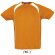 camiseta tecnica manga corta unisex sols 135 gr sols personalizada naranja