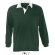 polo de rugby en manga larga colores lisos sols personalizado verde