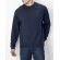 sudadera cuello redodndo de 240 gr sols personalizada azul