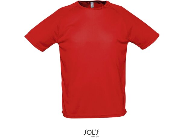 Camiseta unisex mangas raglan sporty de 135 gr