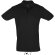 polo de mujer entallado manga corta 180 gr sols personalizado negro