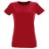 Camiseta manga corta para mujer cuello redondo acanalado 150 g/m2